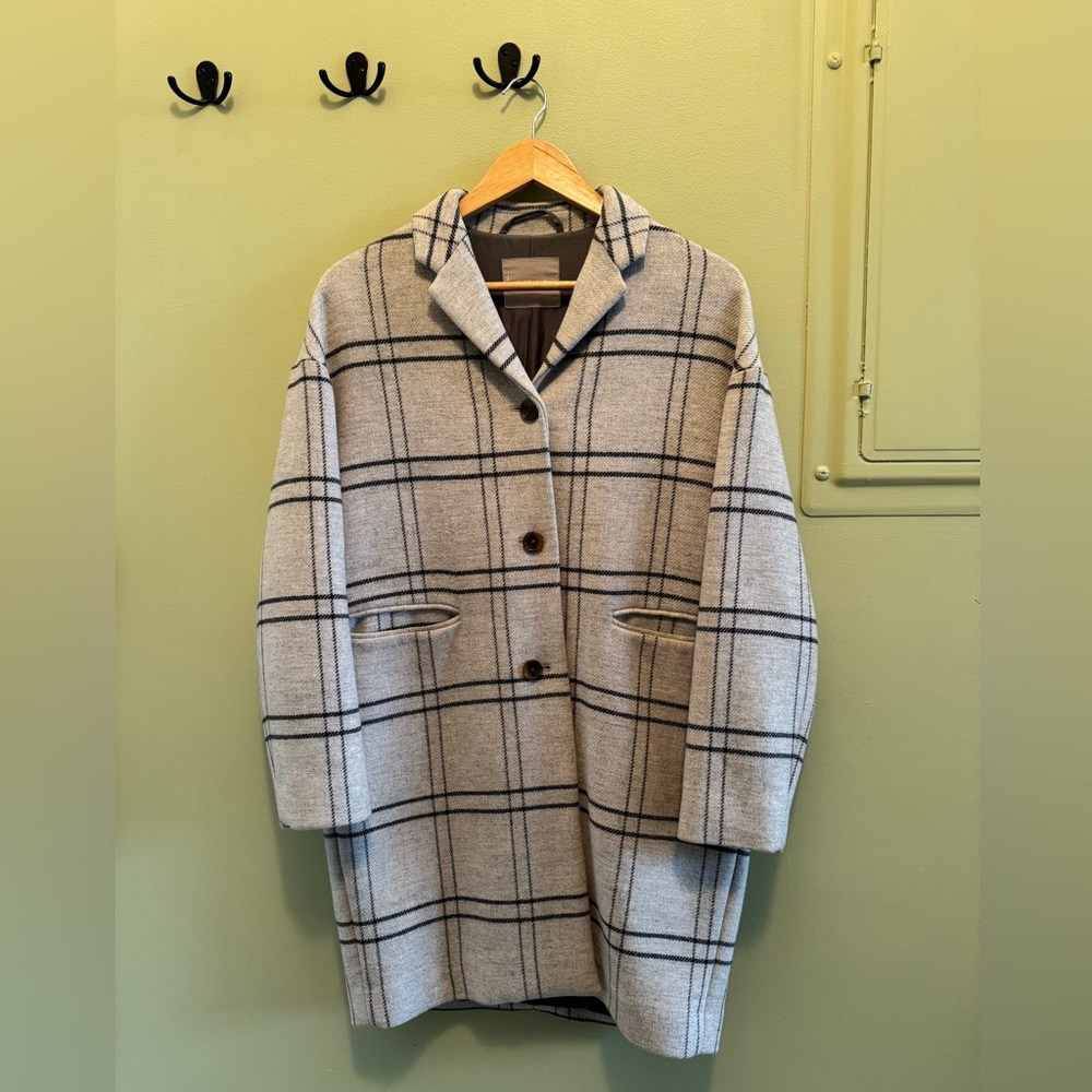 Everlane Italian ReWool Cocoon Coat